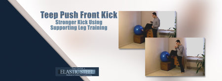 Teep Push Front Kick Stronger Kick Using Supporting Leg Training